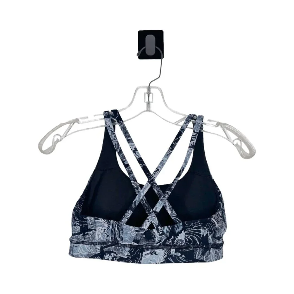 Lululemon Energy Bra Eternal Wave Starlight Black Size 6